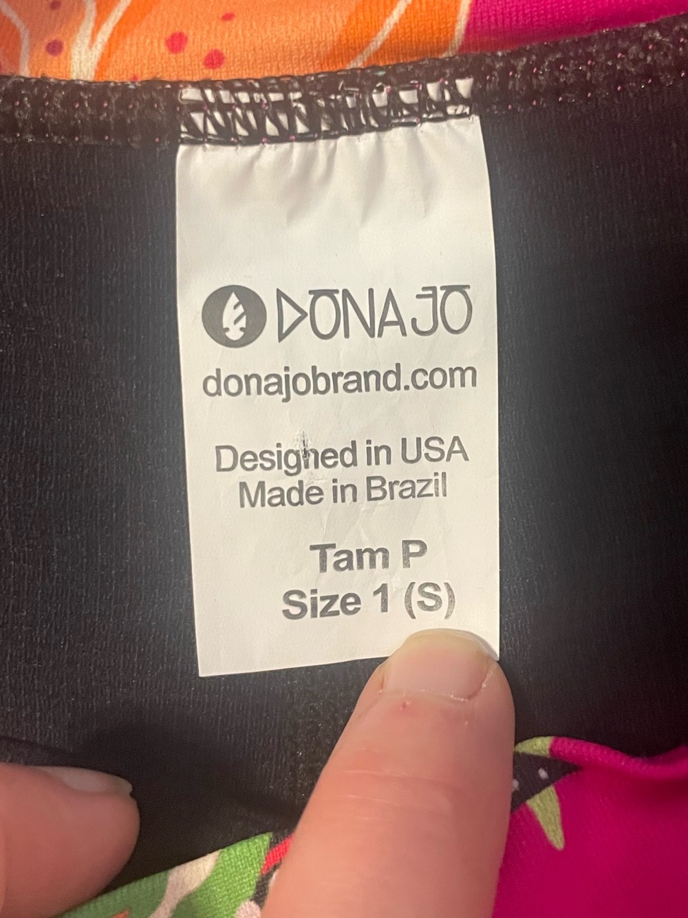 Dona Jo Tropical Floral Golf Tennis Skort Built In Shorts Pockets Size Small - Picture 7 of 8
